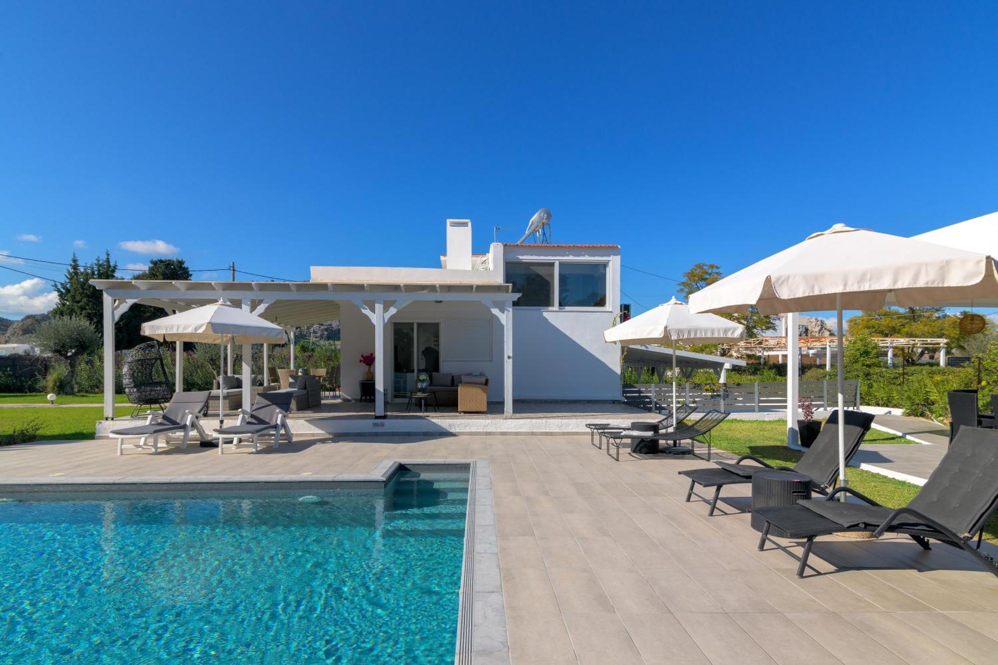 Casa Bianca Villa Kolymbia Exteriör bild