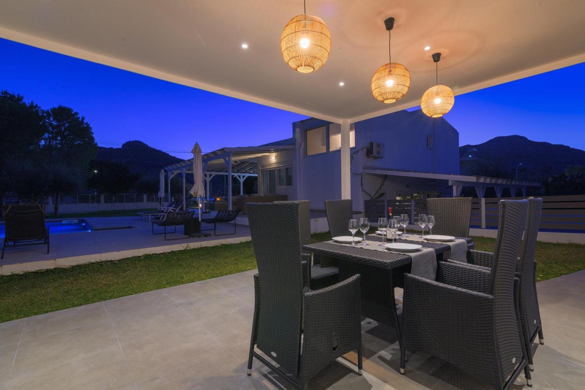 Casa Bianca Villa Kolymbia Exteriör bild